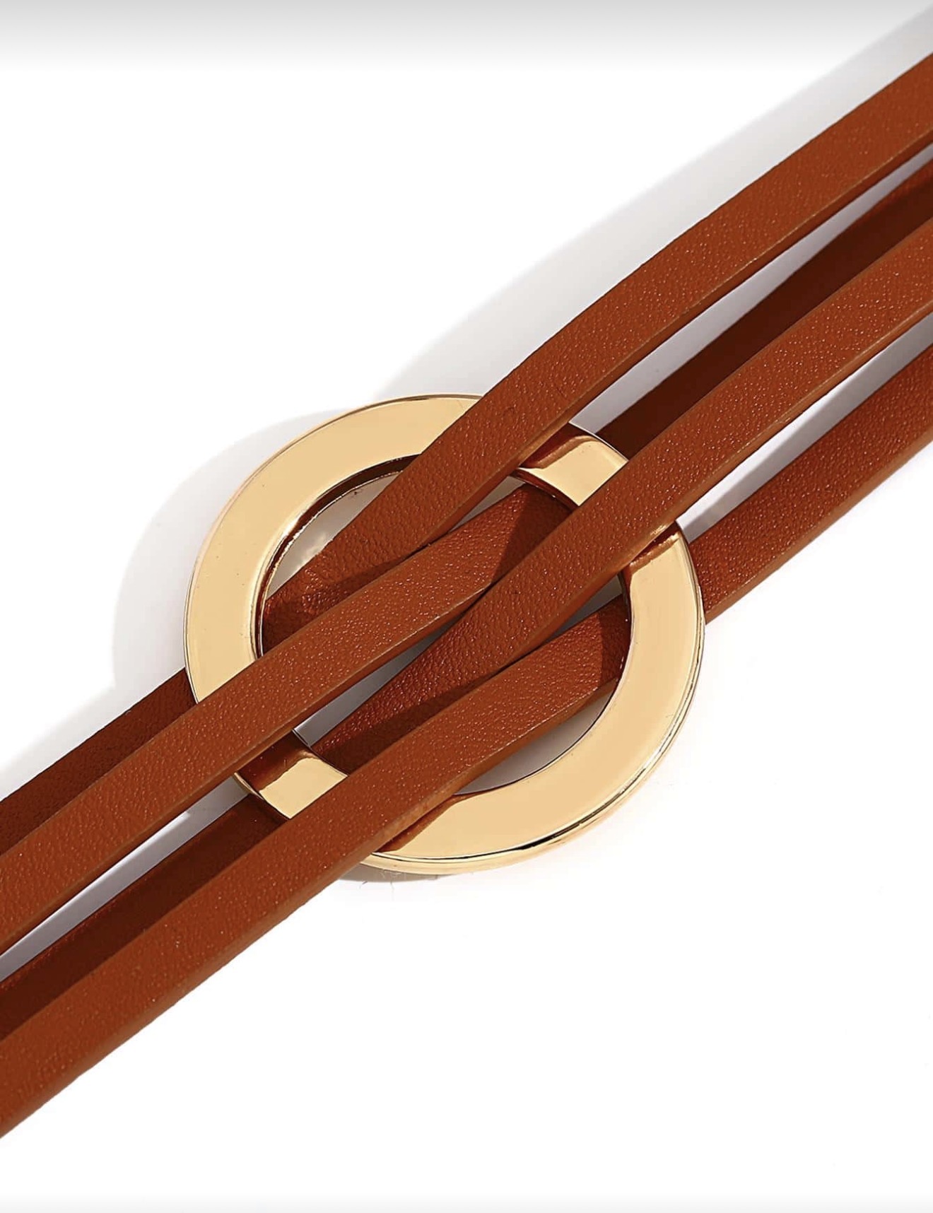 1 pièce Bracelet minimaliste à boucle croisée pour femmes