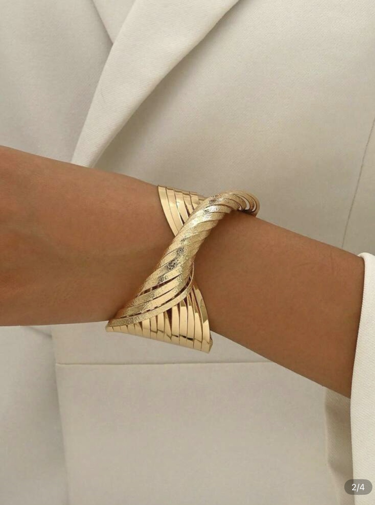 Bracelet large de style bohème minimaliste