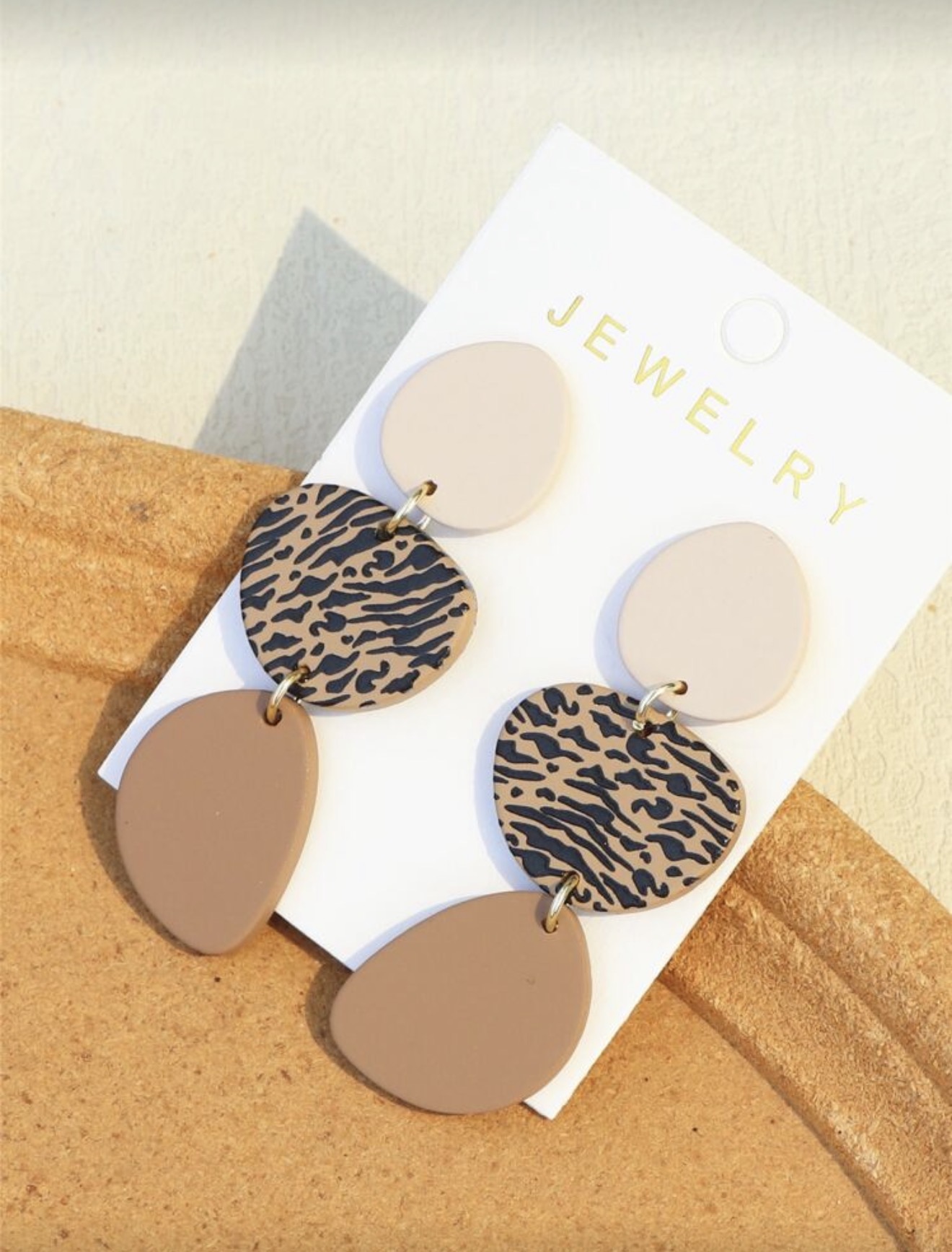 2 pièces Pendants d'oreilles géométriques