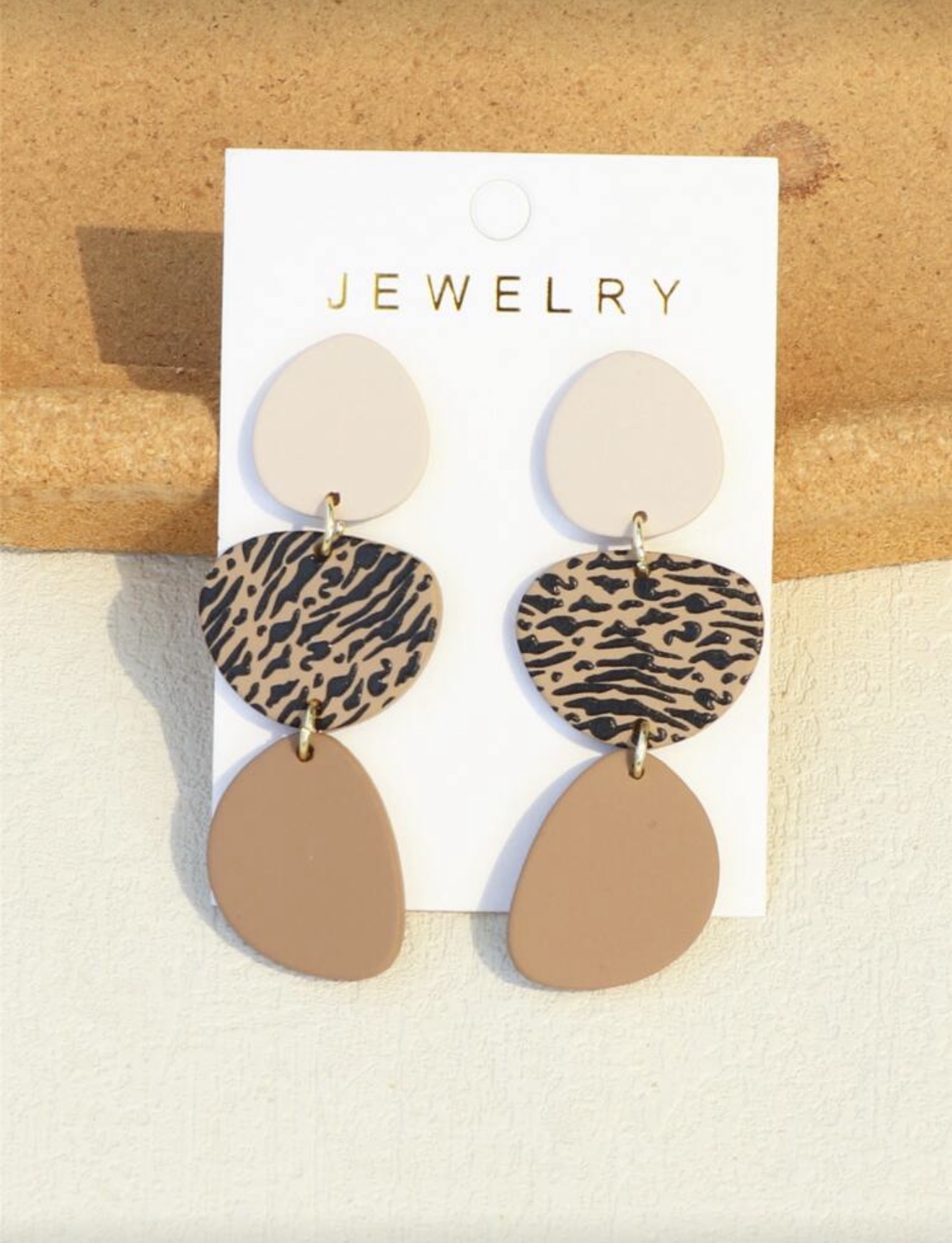 2 pièces Pendants d'oreilles géométriques